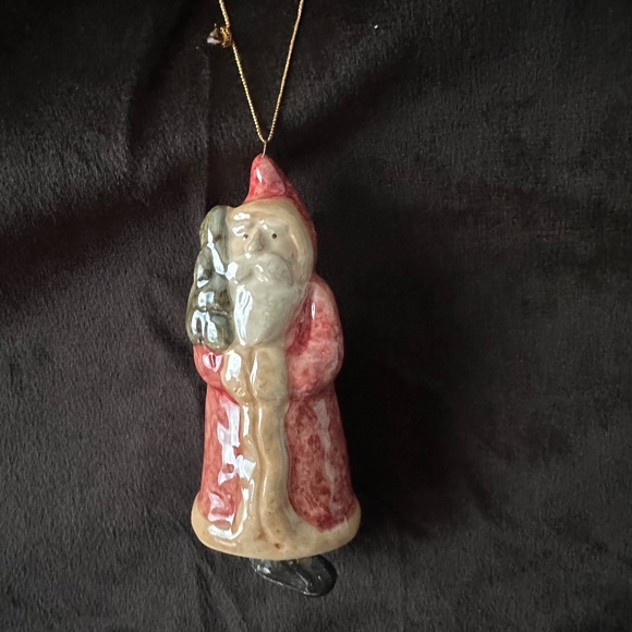 Vintage Lusterware Santa Claus Bell, 4” x 2” - Picture 1 of 5